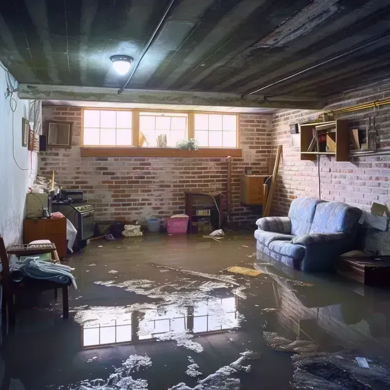 Flooded Basement Cleanup in Fannett, TX